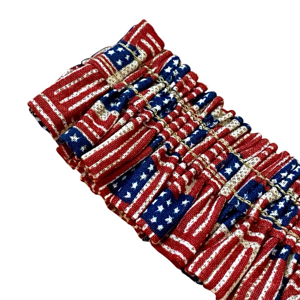 LONGABERGER Old Glory small basket garter